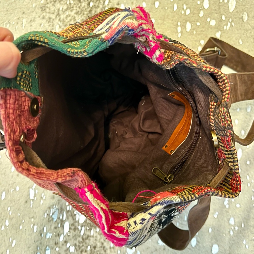 Anthro x RAJ Patchwork Leather Backpack - Picture 10 of 16